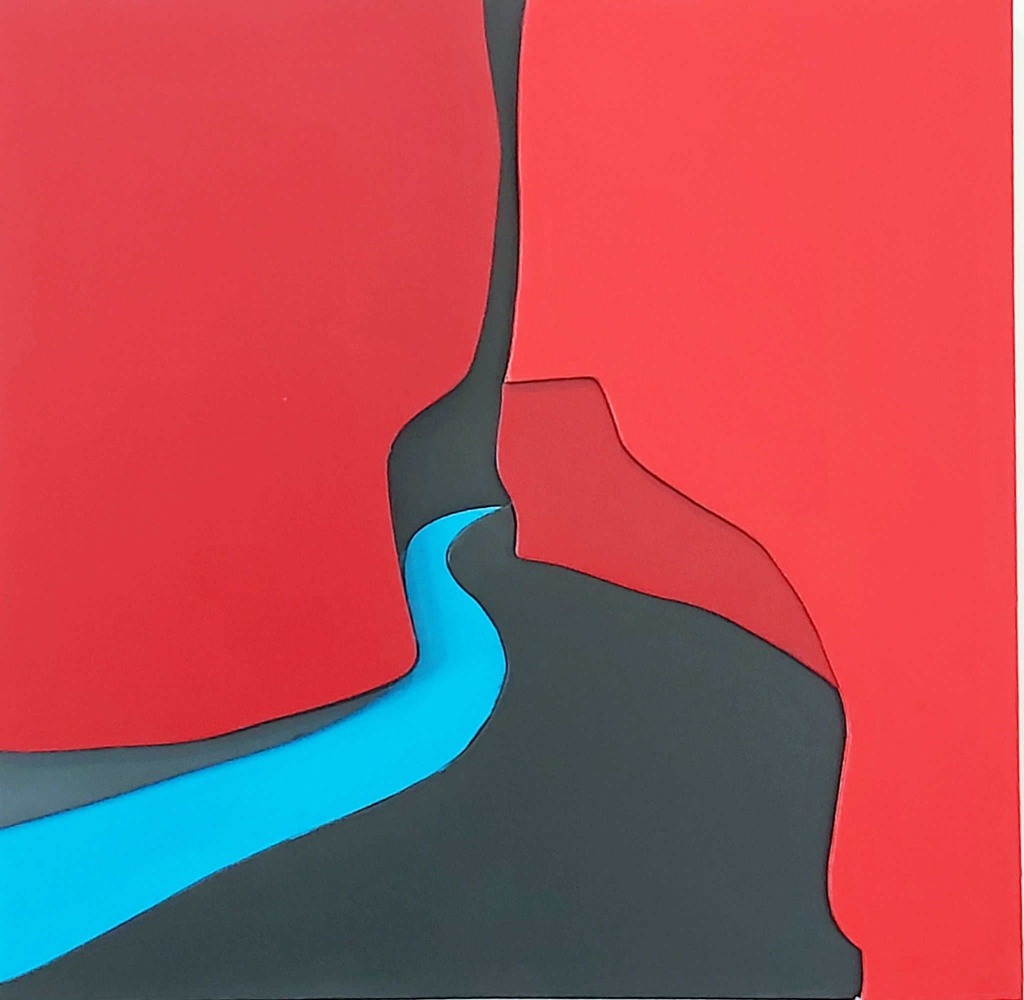Desert Wash in Full Flow 2 by Robert Fogel