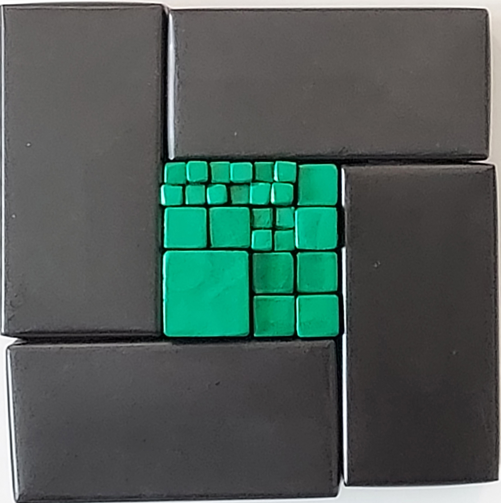 Green Turquoise Pocket (vug) by Robert Fogel